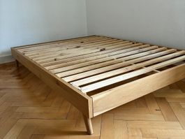 Bettgestell Holz Lattenrost vorhanden Guter Zustand