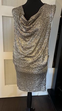Etxart & Panno Pailetten Minikleid Gr M