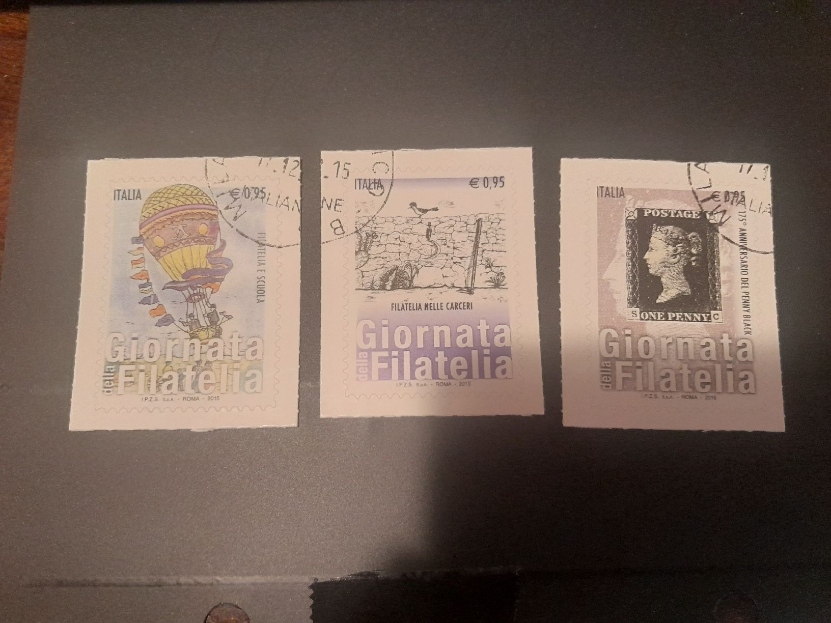 Alle Briefmarken: Italie journée du timbre 2015 – Gebraucht aus Marly von globetrotter1723