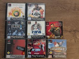 PlayStation Spiele Sammlung 8 Stk. verschiedene Titel