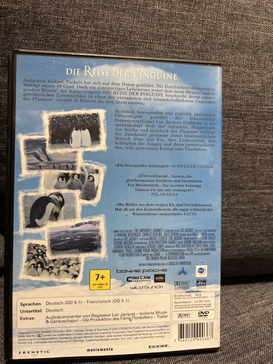 Tutti i DVDs: DVD die Reise der Pinguine – Usato da Effretikon venduto da fabee 1