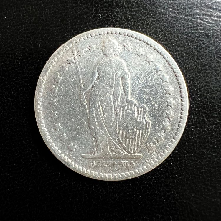 Tutti le monete: 2 Franken Silber / 1901 Rarität, ss – Usato da Zürich venduto da Capricorn-Vertrieb 1