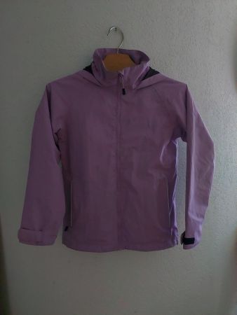 Regenjacke lila 140