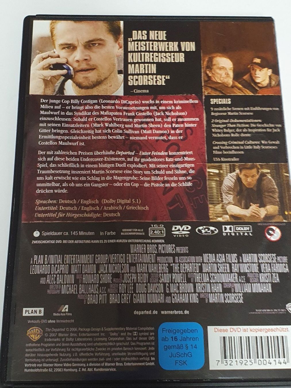 Tutti i DVDs: Departed Unter Feinden DVD – Usato da Oberdorf BL venduto da BaldenEagle 3