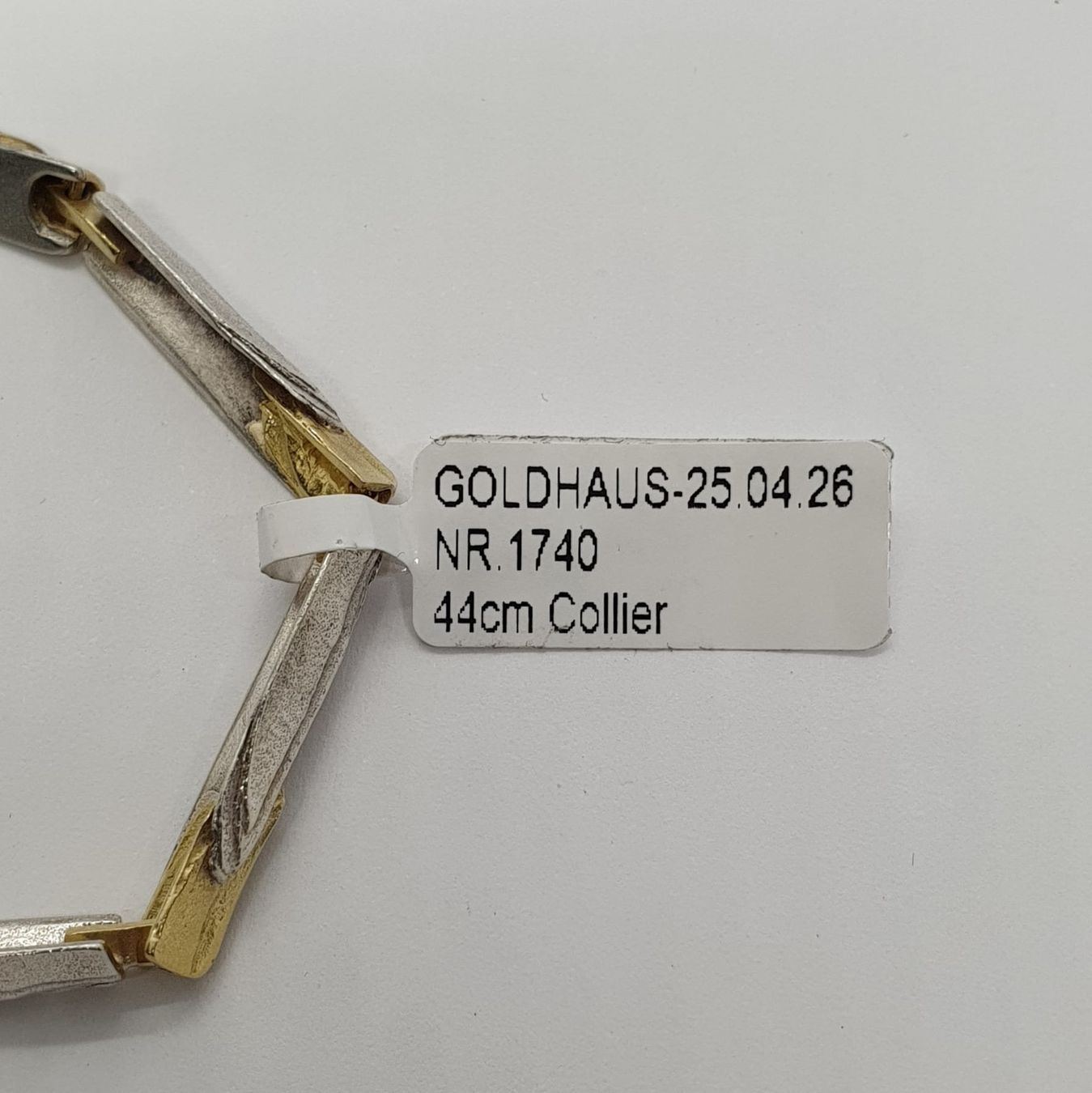 Catenine: Echt 18K Gold & Silber Collier – Usato da Luzern venduto da Luzern-Goldhaus 4