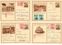4 Bildpostkarten Österreich