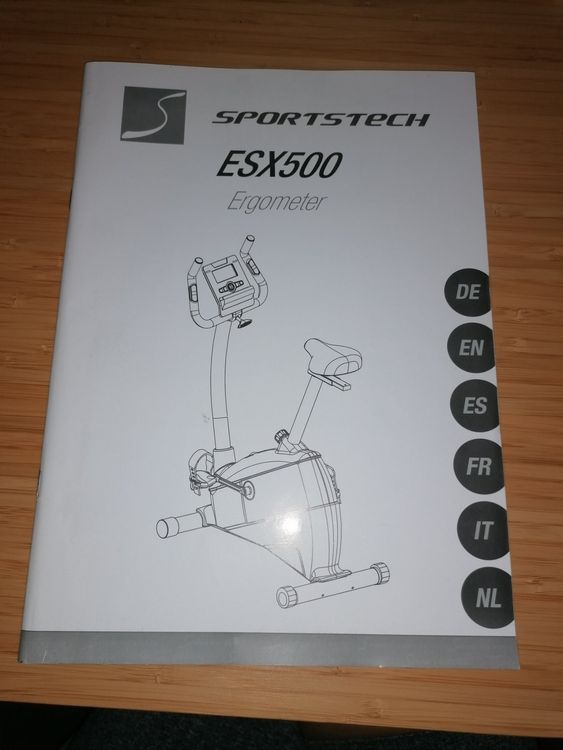 Sportstech ESX500 Ergometer Velo Hometrainer Indoor Cycling