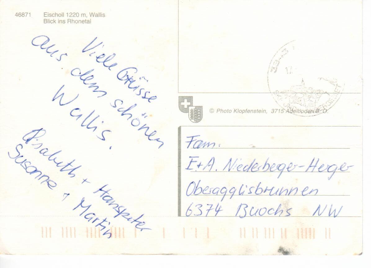 Cartoline postali: Eischoll – Usato da Wolhusen venduto da Curver9 1