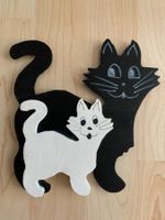 Katzenfigur aus Holz