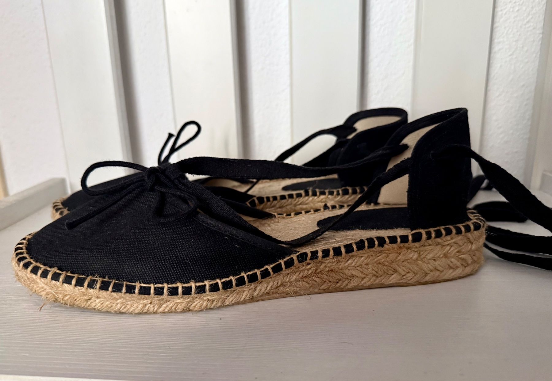 Scarpe da donna: Espadrillas nere con lacci n°40 – Usato da Breganzona venduto da mas_tv72 2