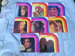 Lot de 33 tours, divers styles musicaux