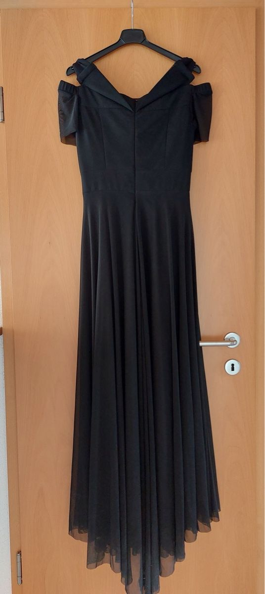 Vestiti: Elegantes, langes, schwarzes Abendkleid, Gr. 36 – Usato da St. Gallen venduto da fad_mm5x 1
