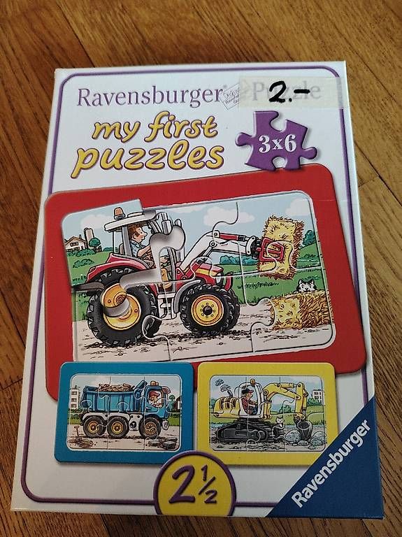 Puzzle: Baustelle Puzzle 6 Teile Ravensburger  – Usato da Wilen b. Wollerau venduto da Karin1985