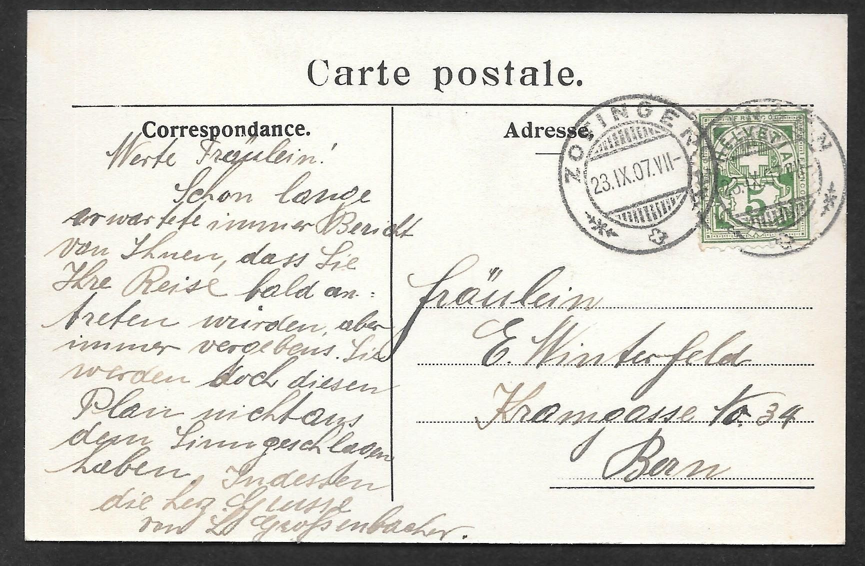 Cartoline postali: Zofingen Museum und Schulgebäude – Usato da Olten venduto da clotaldi 1