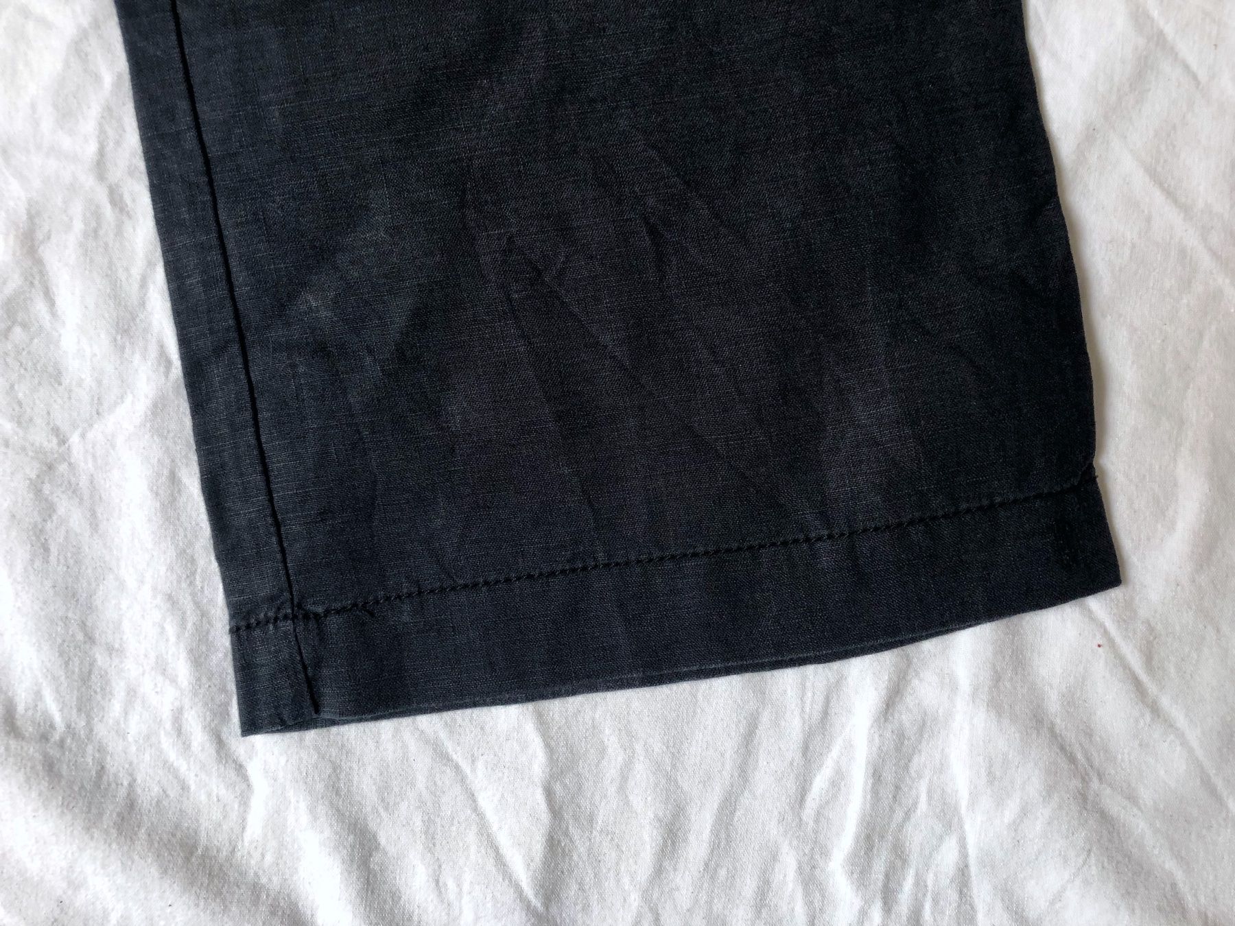 Manor Pantaloni: Essentiel, Manor, Leinenhose, schwarz, Gr. 34 – Usato da Basel venduto da Solaia28 2