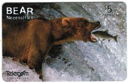 Telefonkarte Neuseeland Alaska-Bär