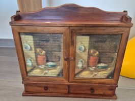 Petite étagère ancienne à épices ou autres