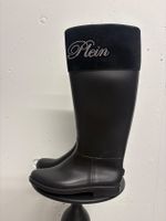 Gummistiefel Philipp Plein schwarz Gr. 37 Strass Regenstiefe