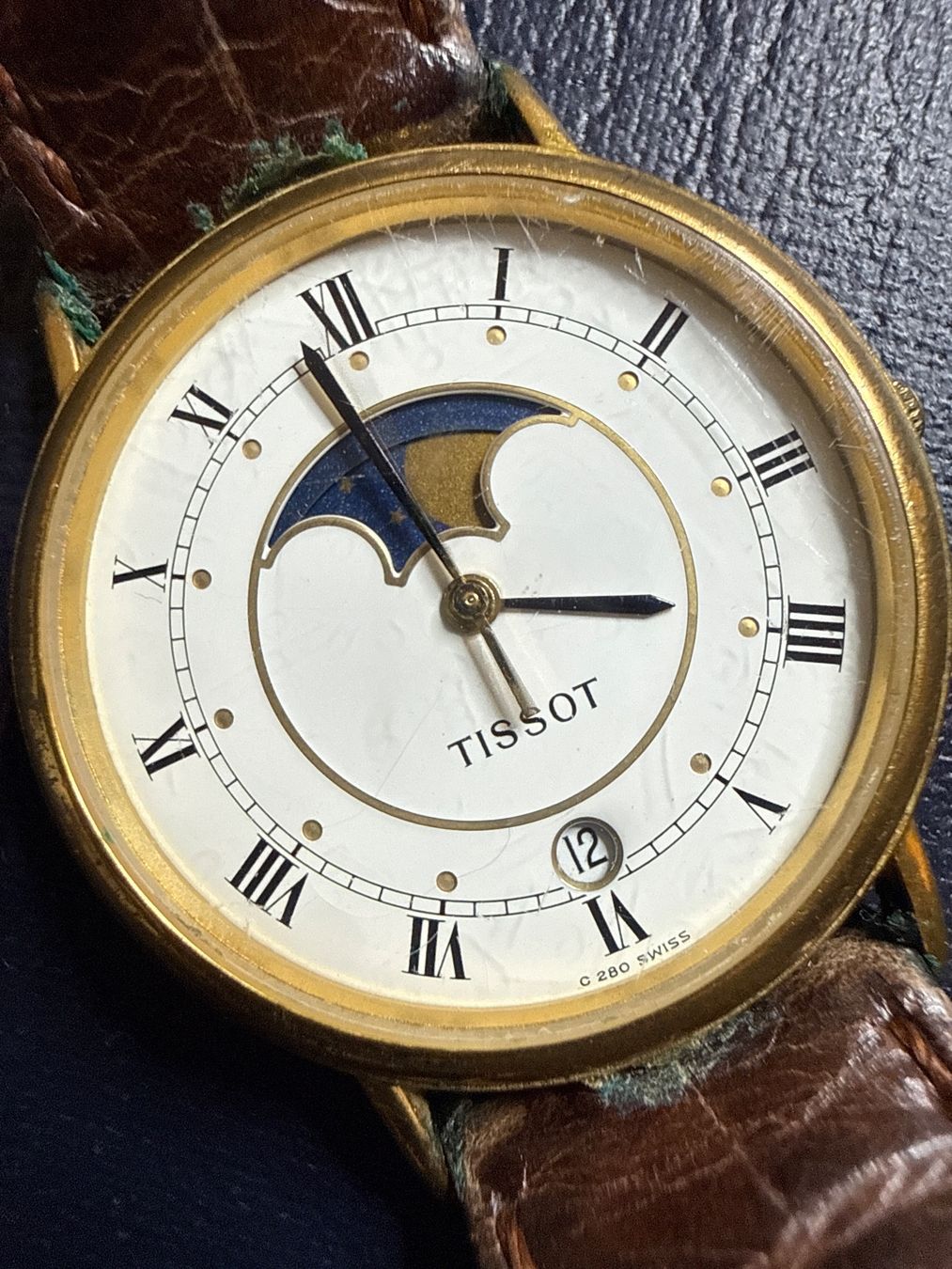 Tissot Orologi: Tissot Mondphase 33 mm – Usato da Pfeffingen venduto da Allhandelklgwatches