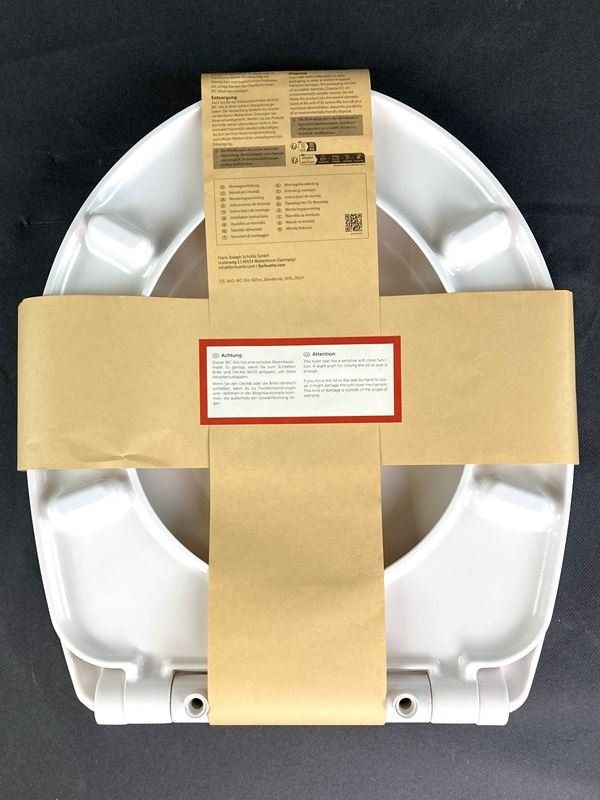WC: SCHÜTTE | Klobrille | Wassertropfen Muster | Oval – Nuovo e nell'imballaggio originale da Wittenbach venduto da Restwert_St-Gallen 5