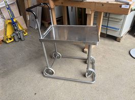 mobiler Chromstahlwagen B:40, T:60, H:60cm