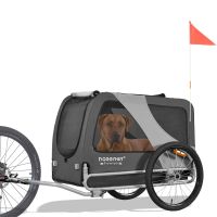 DOGGYHUT XL Hundefahrradanhänger GRAU
