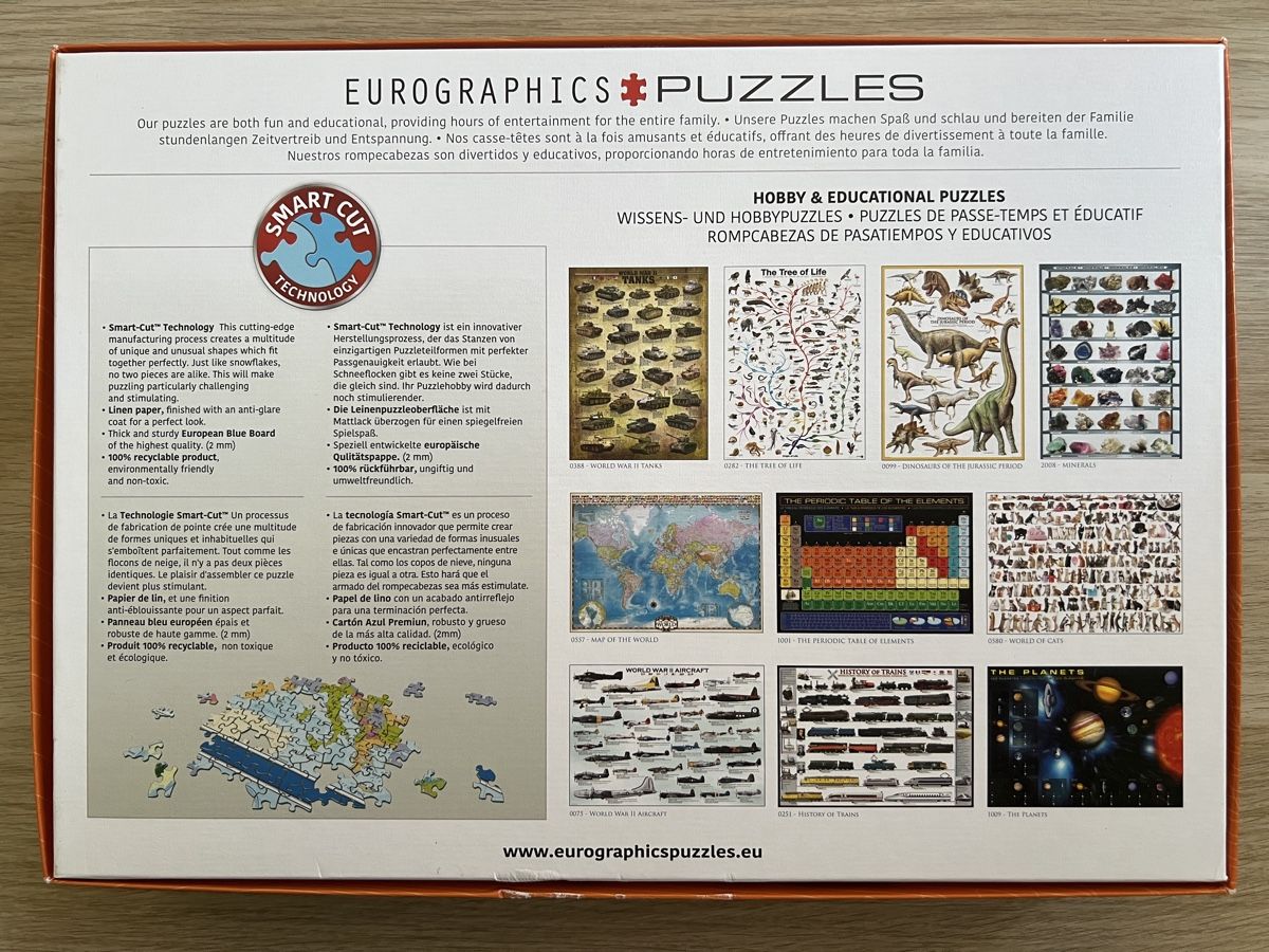 Puzzles: Puzzle 1000 Teile - Illustrated Periodic Table – D'occasion à Ebertswil par Aayra 1