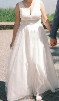 Vestiti: Brautkleid Größe 40 - Wunderschön und Elegant – Usato da Steinebrunn venduto da FunkyFlood 1