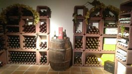 Weinregal aus Hydroton 56 Elemente