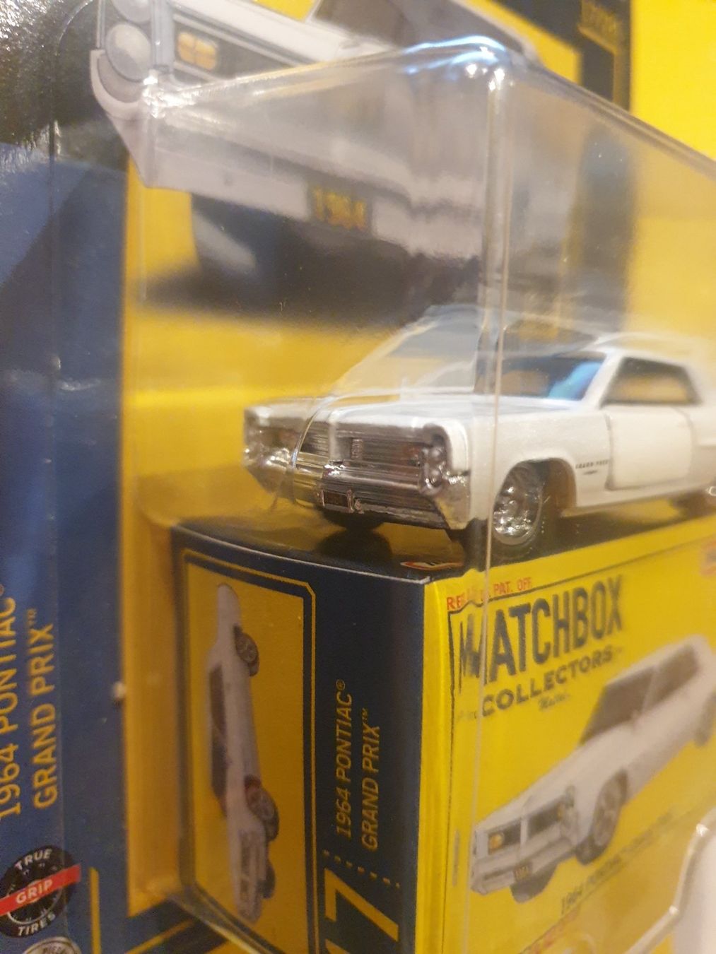 Matchbox Modellini d'auto: Matchbox 1964 PONTIAC GRAND PRIX – Nuovo e nell'imballaggio originale da Oftringen venduto da Rotor 3