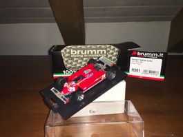 F1 Ferrari 126 CK Turbo D. Pironi 1/43 GP Italia 1981