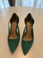 Pumps San Marina Wildleder grün Grösse 38 gebraucht