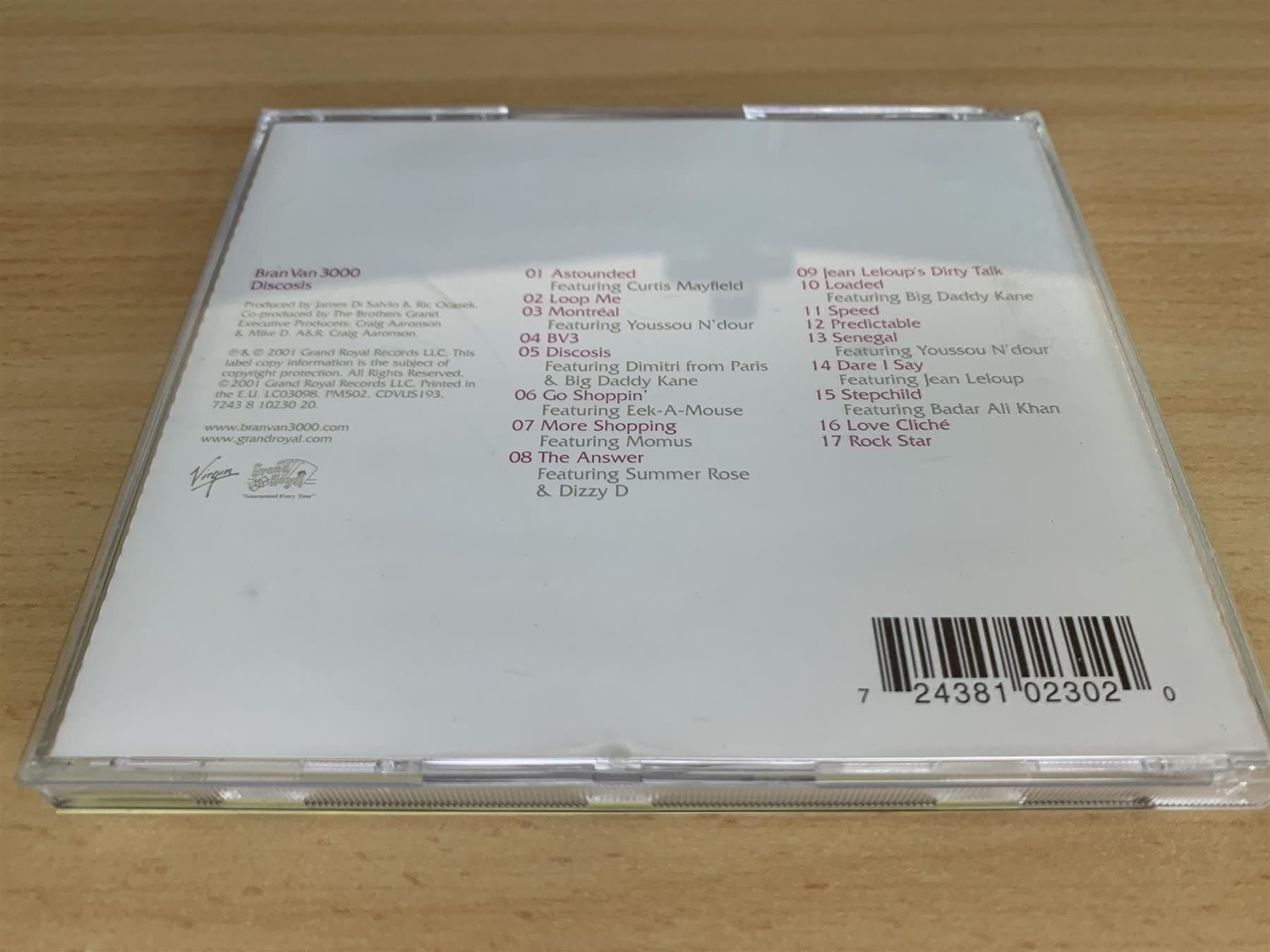 CD: Bran Van 3000 – Discosis – Usato da Rikon im Tösstal venduto da Alpenmutz 1