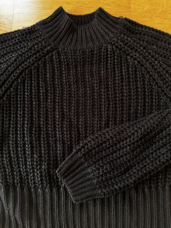 Strickpullover / Schwarz / Grösse S