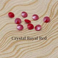 Swarovski / 1122 Rivoli / 12 mm (Royal Red) 1 Stück