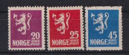 Norwegen 1922/24: Wappenlöwe *