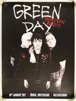 Green Day - Revolution Radio Tour Zürich 2017 Konzertplakat