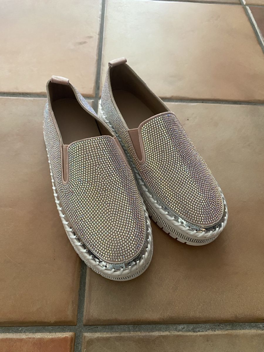 Scarpe da donna: Slipper, rosa-silber, Gr. 37 – Nuovo (secondo la descrizione) da Dornach venduto da Dlimi