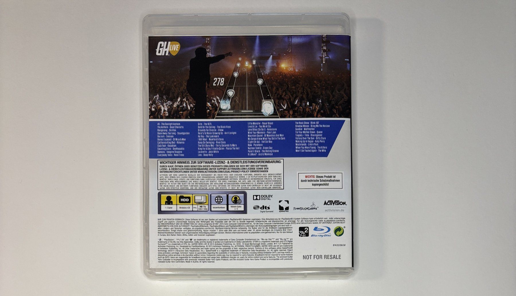 Giochi: PS3 - Guitar Hero Live – Usato da Allschwil venduto da Bullach 2