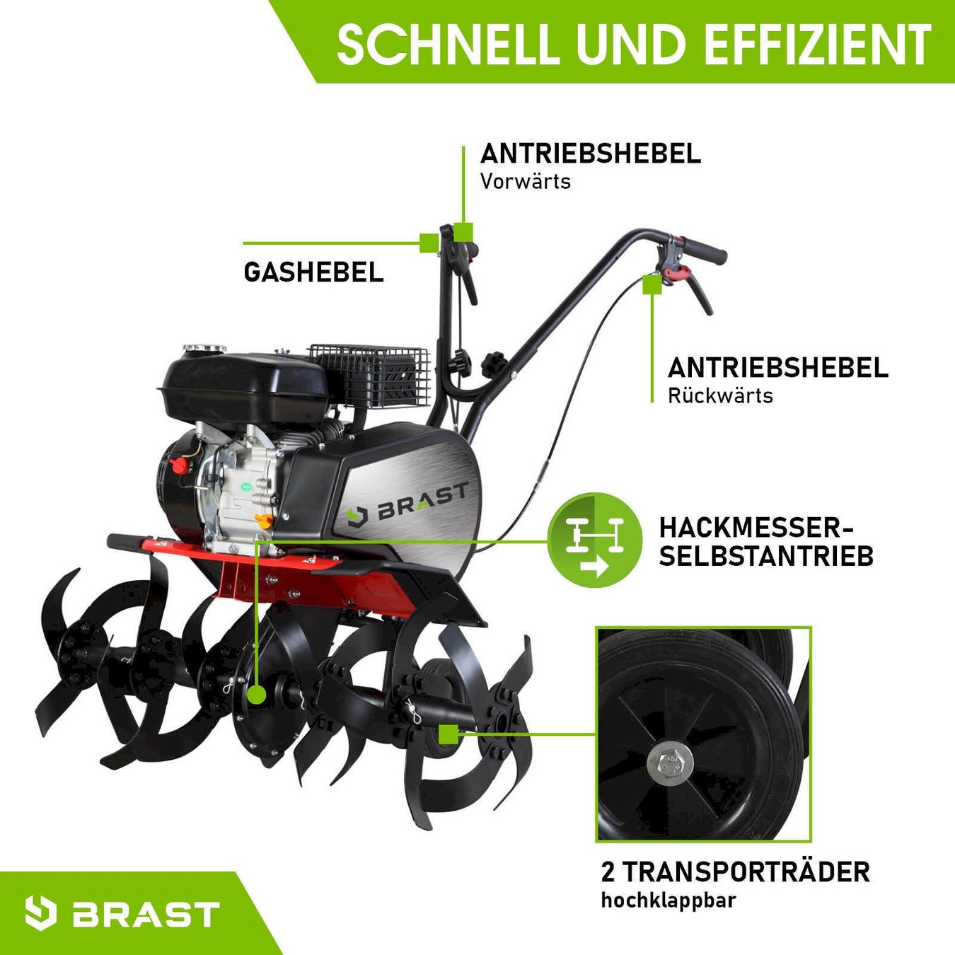Alle Maschinen: BRAST Benzin Motorhacke AF6000 – Neu und originalverpackt aus Bottighofen von zaap 4