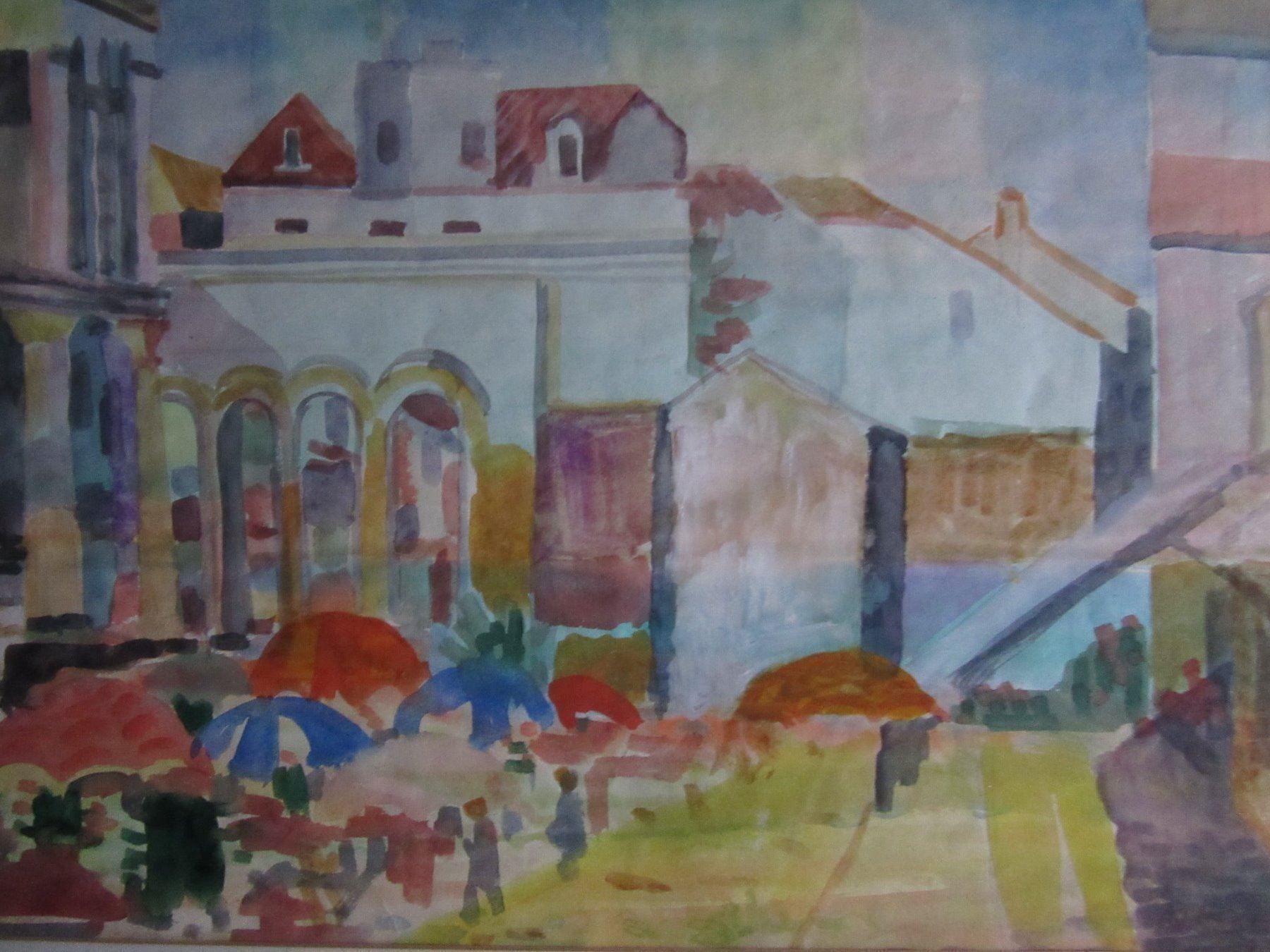 Foto & Immagini: HADORN ADOLF ORIGINAL AQUARELL SIGNIERT – Usato da Gersau venduto da grafik-kunst 1