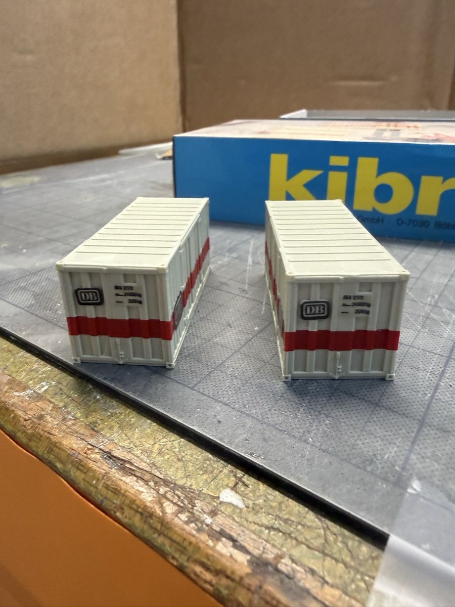 Kibri Modellini di ferrovie: Kibri HO 10432 Container 2stk – Usato da Russikon venduto da Danielr5310 2