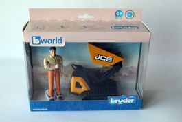 BRUDER - JCB Raupenfahrzeug mit Figur