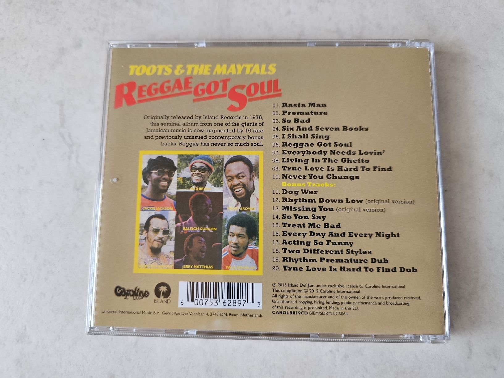 CD: Toots & The Maytals  -  Reggae Got Soul – Usato da Schneisingen venduto da backstore24 1