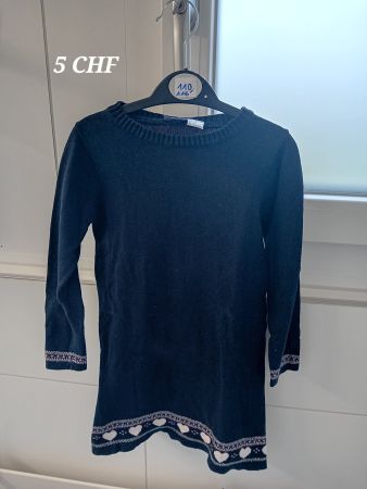 Kleid Mädchen langarm 110 / 116