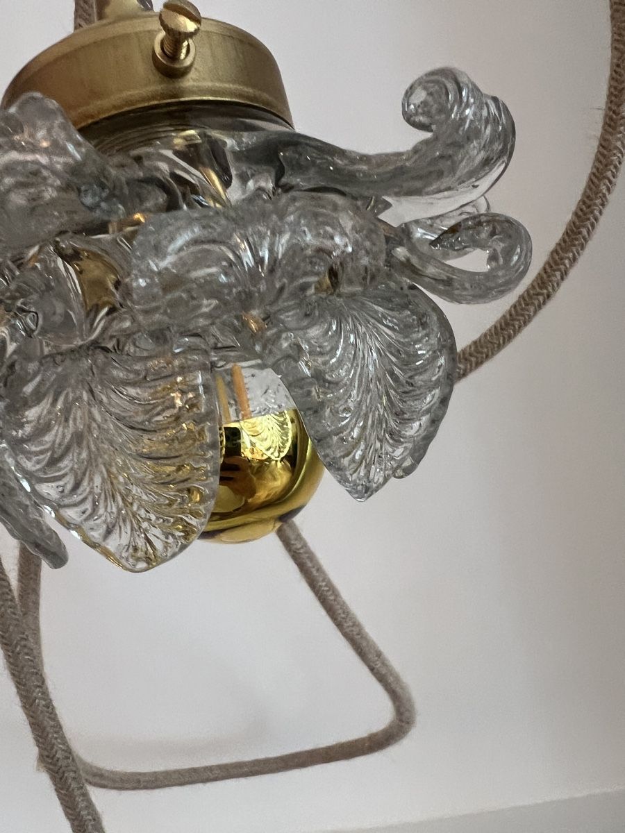 Murano Lampade: Muranoglaslampe vintage  – Usato da Sirnach venduto da dasrosahaus 4