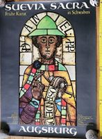 Sueva Sacra Augsburg Poster, frühe Kunst in Schwaben