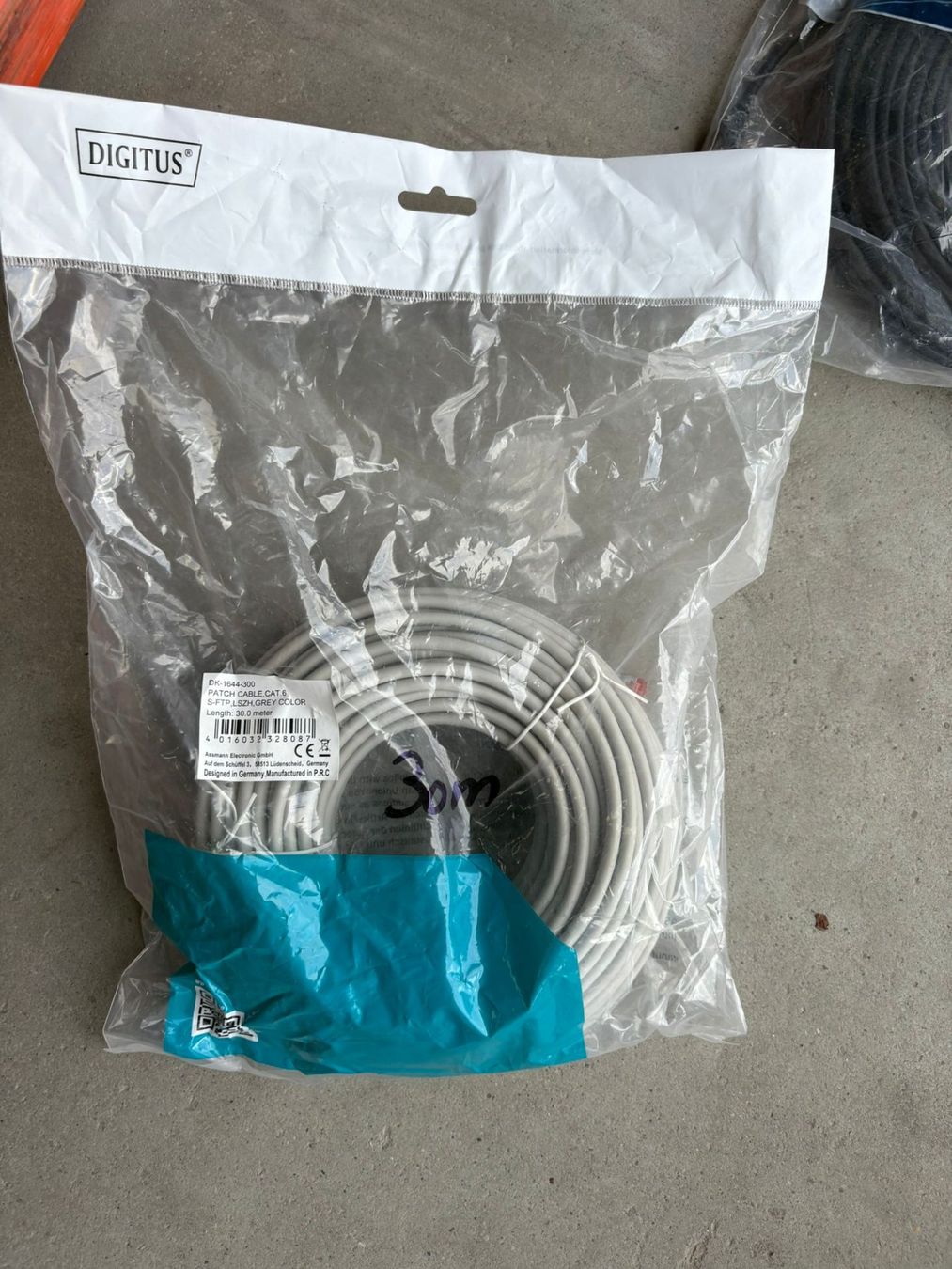 Cavi: Ethernet Kabel Cat.6 / 30 Meter – Usato da Sursee venduto da Network_41AG