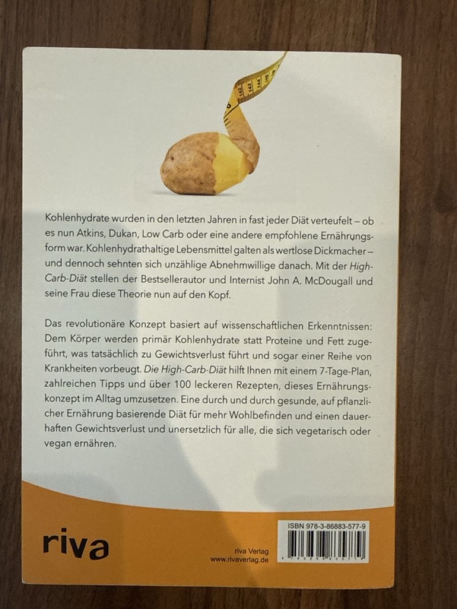 Libri: Die High-Carb Diät – Usato da Gossau ZH venduto da Phelsuma01 1