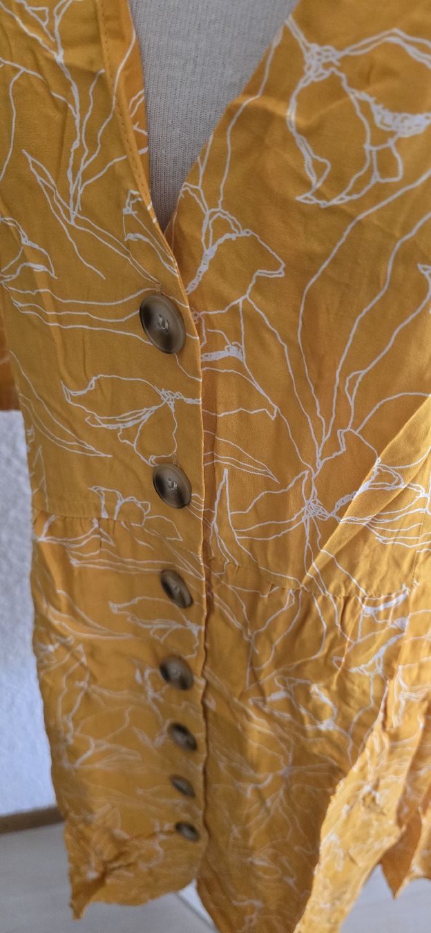 Robes: Robe jaune imprimée Grace & Milla taille L  – Neuf (Voir description) à Martigny par pivert03 3